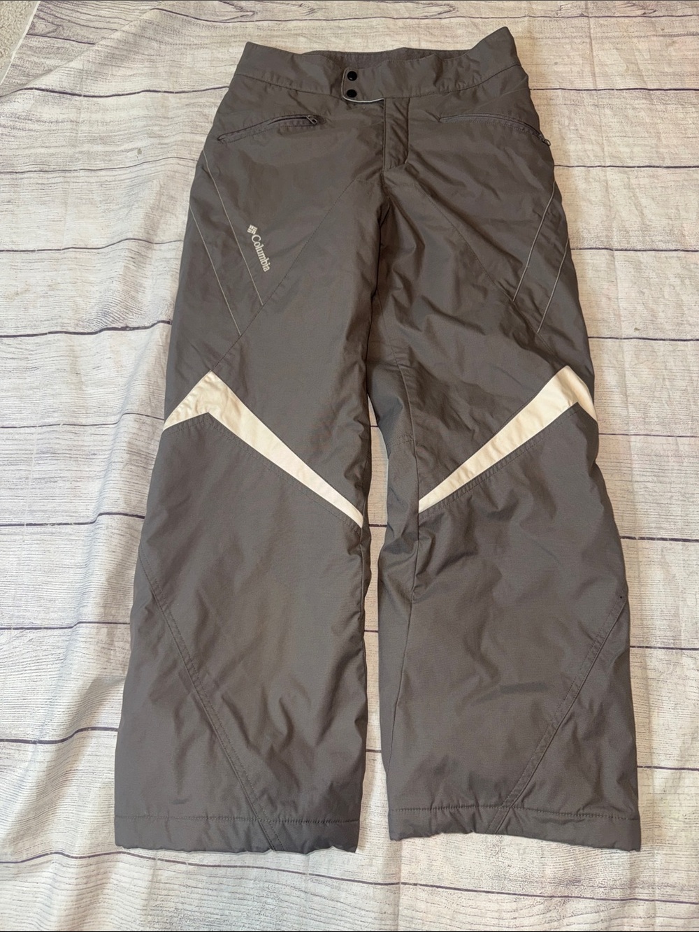 Columbia Boys  Gray Snow Pants 14/16 Snowsuit Snowboarding